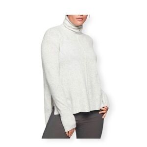 Athleta Transit Merino Wool Blend Turtleneck Sweater.